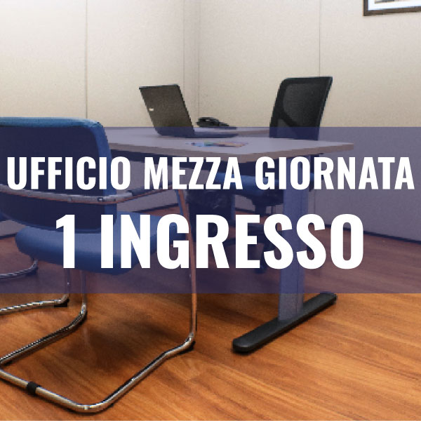 Locandina ufficio a mezza giornata